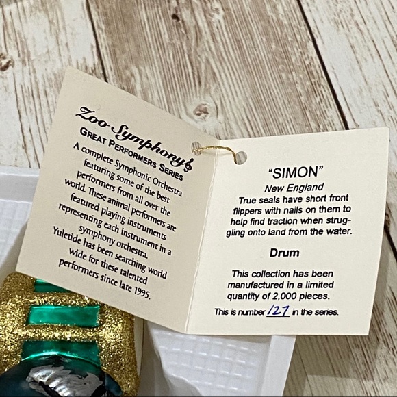 Zoo Symphony Seal Sea Lion Christmas Ornament - Picture 14 of 16